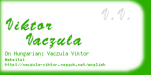 viktor vaczula business card